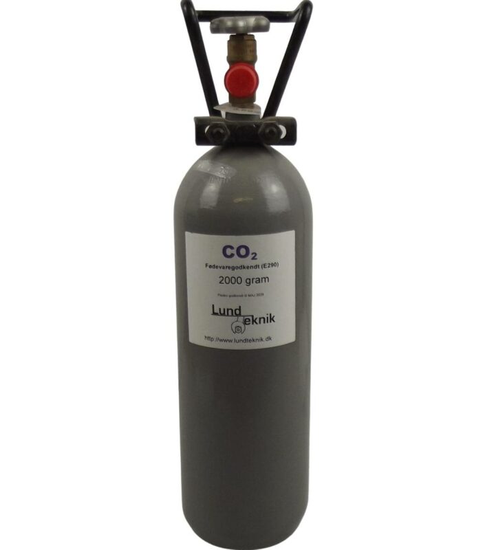 CO2 flaske, 2000 gram