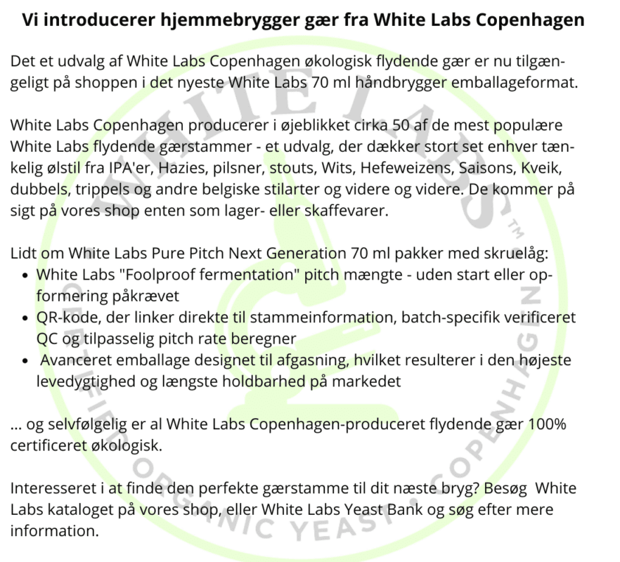Lund Teknik – Alt til ølbrygning