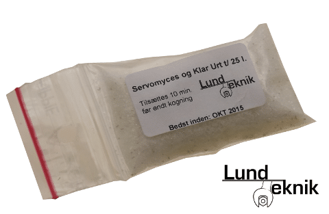 Klar Urt og Servomyces til 25 liter