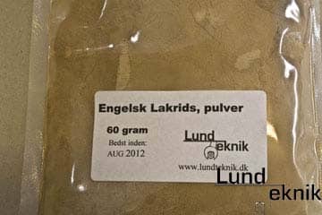 Engelsk Lakrids, pulver, 50 gram