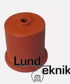 Gummihætte, til 1 liters Erlenm. 40 mm m/hul