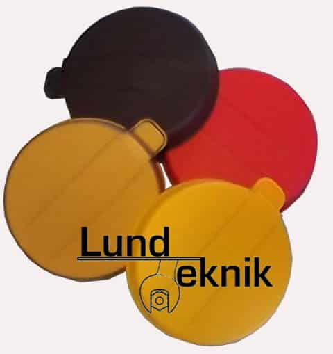 Krympekapsler til S-kobling, 100 stk, blå