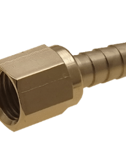 Slangestuds, 7/16″ MFL gevind til CO2 slange, 6,3mm
