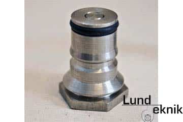 Valve, beer, complete with o-ring and spring insert, 9/16