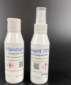 Håndsprit 70%, 100 ml, til tasken, med klaplåg
