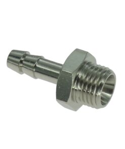 Hose connector, 1/8″ nipple to 6.3 mm hose