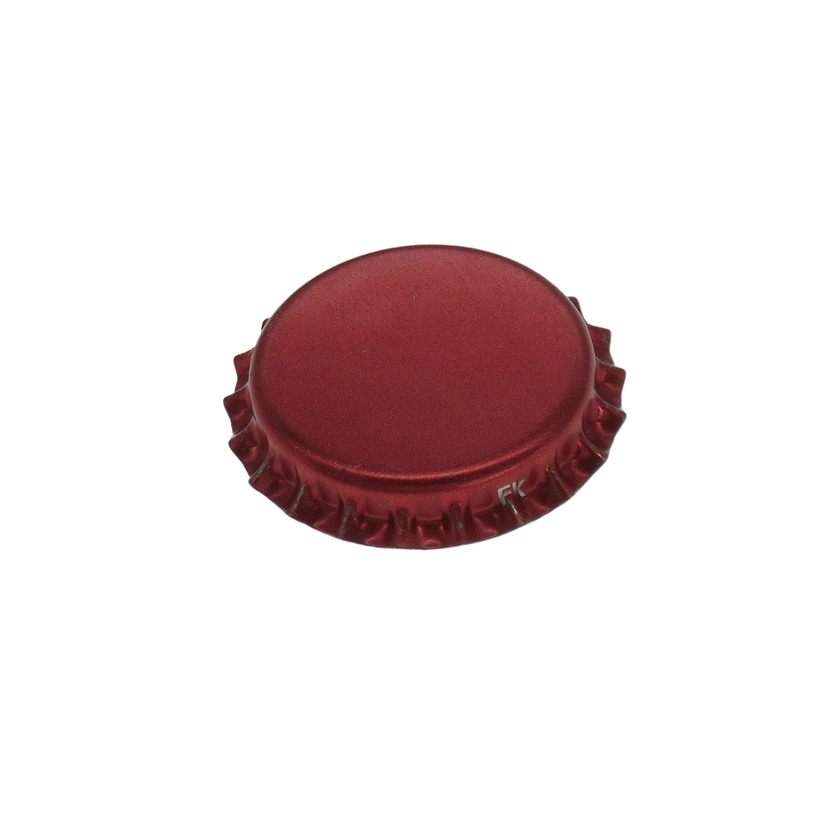 Red capsule, metallic, 26 mm Red capsule, metallic, 26 mm