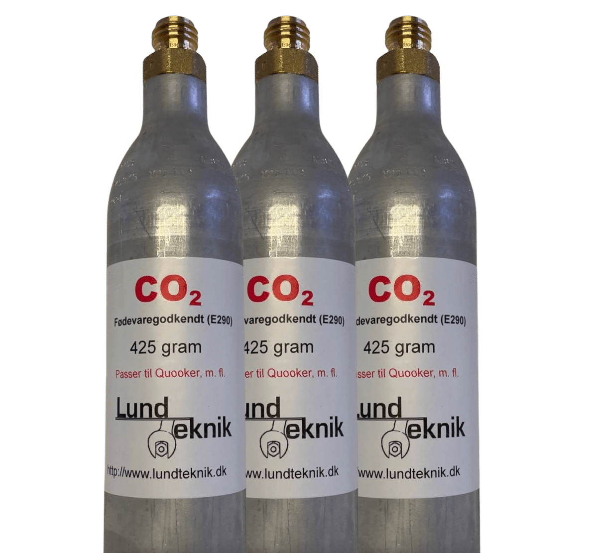 Genopfyldning af Quooker CO2 flaske, 3 stk Genopfyldning af Quooker CO2 flaske, 3 stk