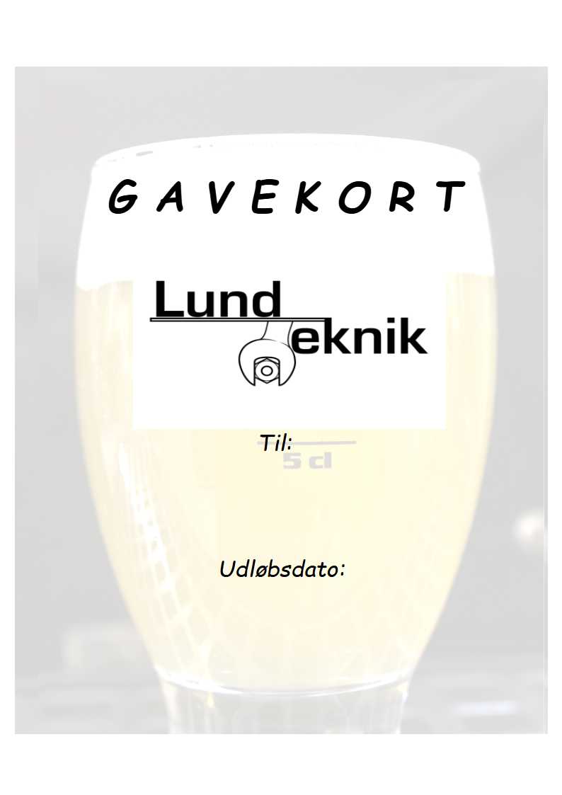 Gavekort Gavekort