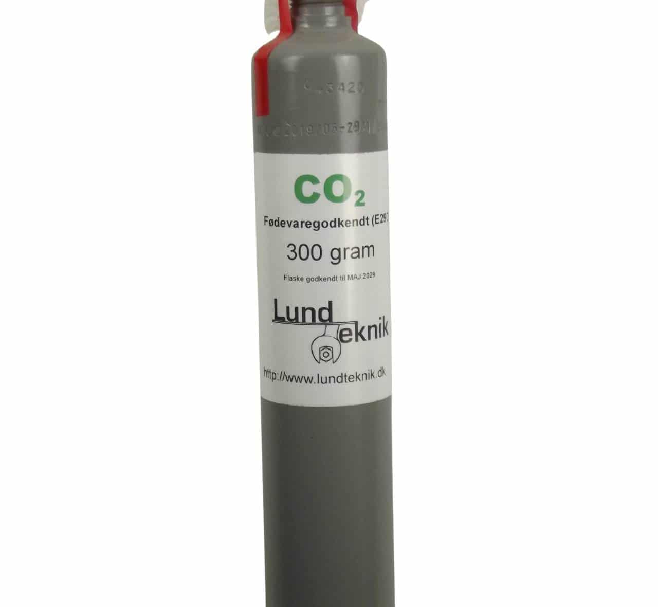ombytning af 300 gram CO2 flaske