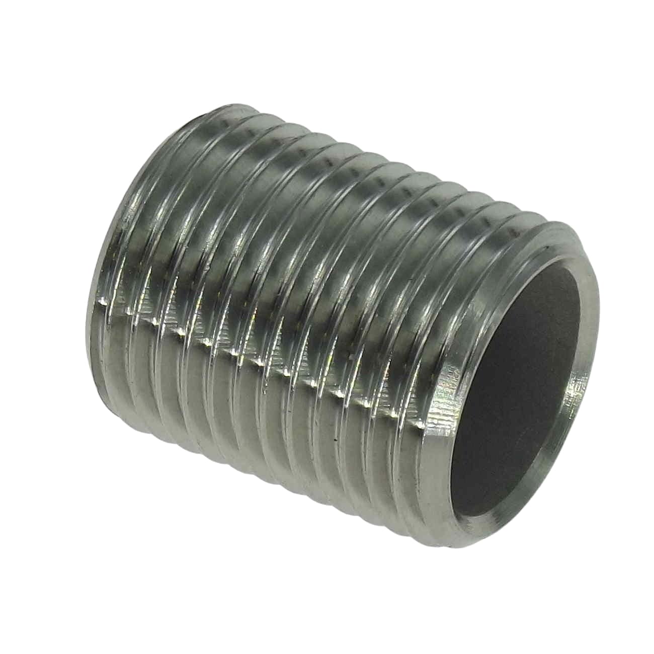 Nippelrør, Syrefast stål, 1/2″, 25 mm