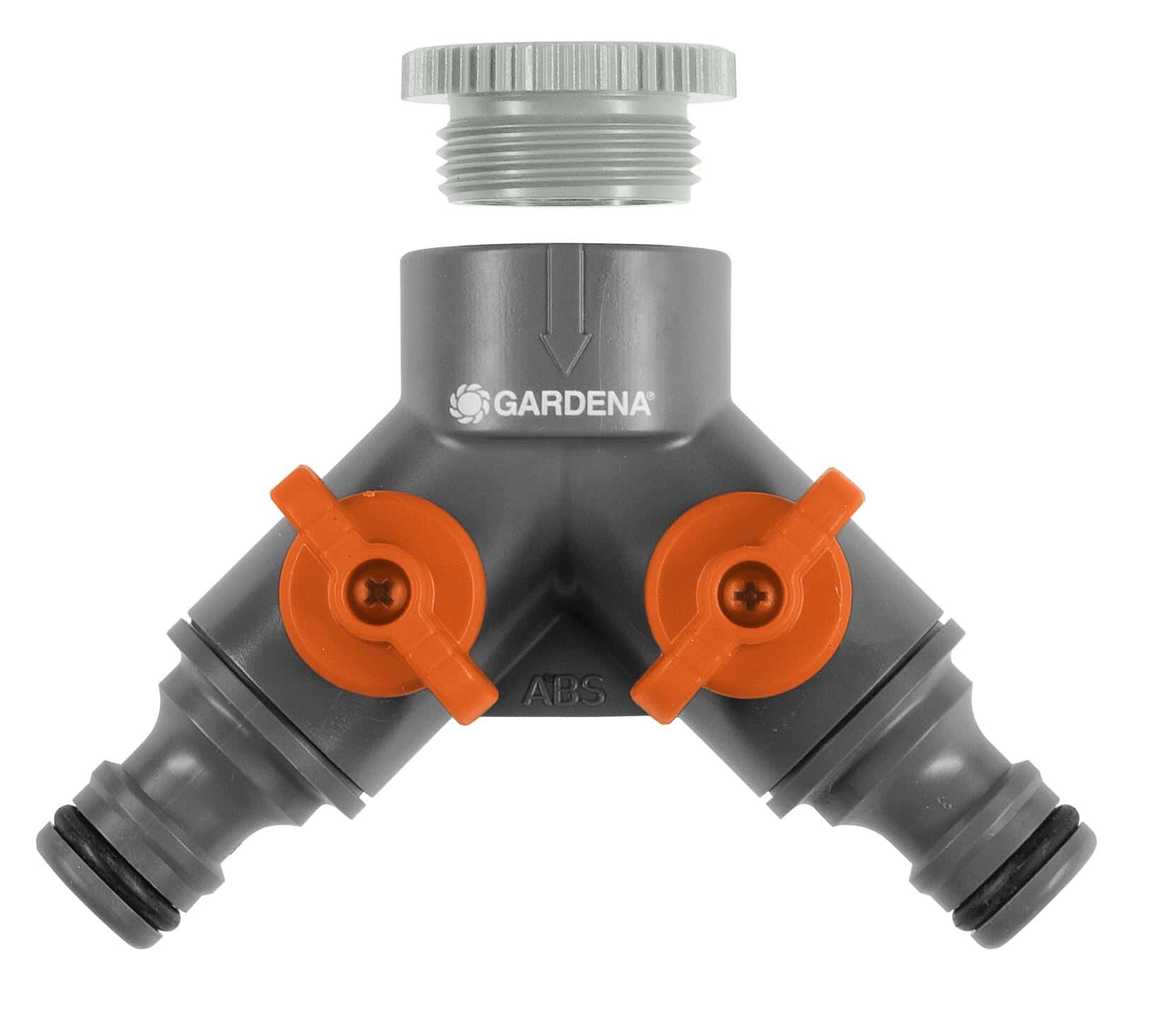 GARDENA To-vejs ventil 26,5mm (G 3/4″) / 21mm (G 1/2″) GARDENA To-vejs ventil 26,5mm (G 3/4″) / 21mm (G 1/2″)
