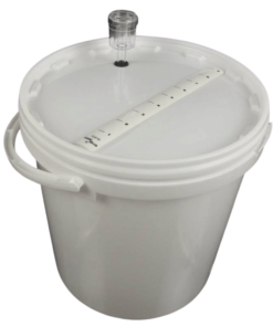 Lille gærspand m/ gærrør, 10,6 liter