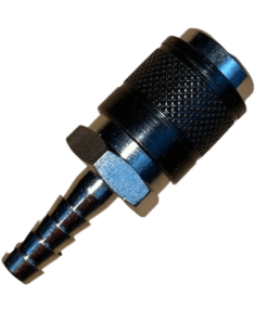 CO2 Lynkobling, hun, selvlukkende, 1/4″ slangetilslutning