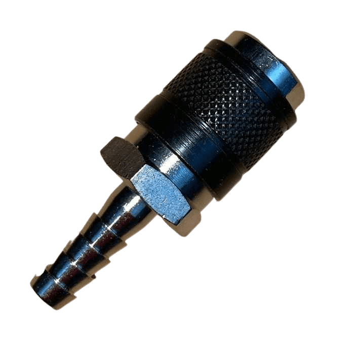 CO2 Lynkobling, hun, selvlukkende, 1/4″ slangetilslutning CO2 Lynkobling, hun, selvlukkende, 1/4″ slangetilslutning