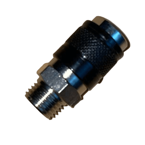 CO2 Lynkobling, hun, selvlukkende, 1/4″ rørgevind CO2 Lynkobling, hun, selvlukkende, 1/4″ rørgevind