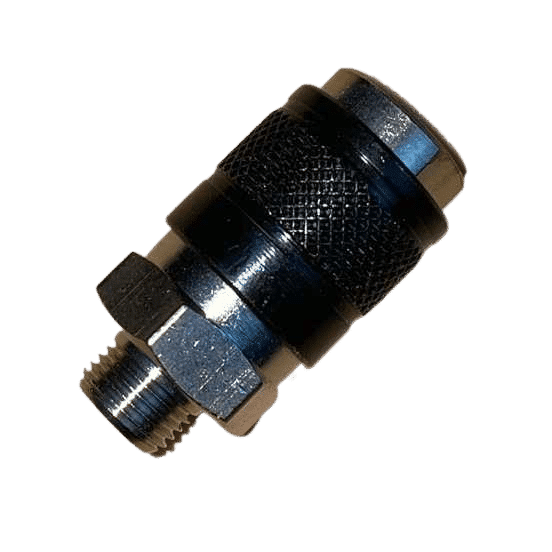 CO2 Lynkobling, hun, selvlukkende, 1/8″ rørgevind CO2 Lynkobling, hun, selvlukkende, 1/8″ rørgevind