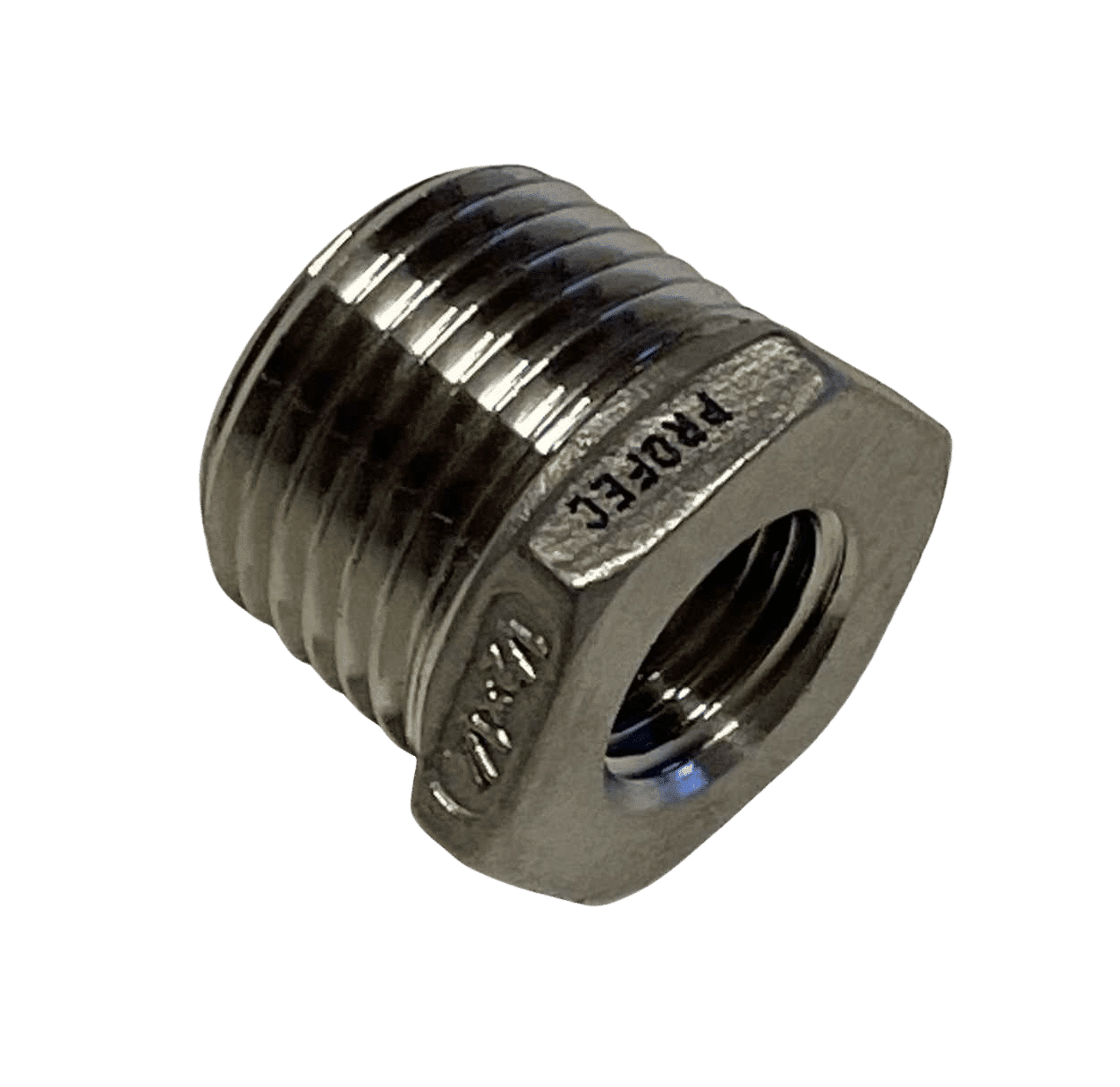Overgang, han – han, Syrefast stål, 1/2″ -3/8″