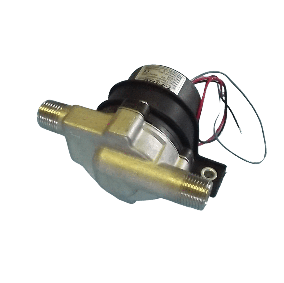 Pumpe, 25 l/m, 24VDC, 110 grader, syrefast stål, regulerbar hastighed Pumpe, 25 l/m, 24VDC, 110 grader, syrefast stål, regulerbar hastighed