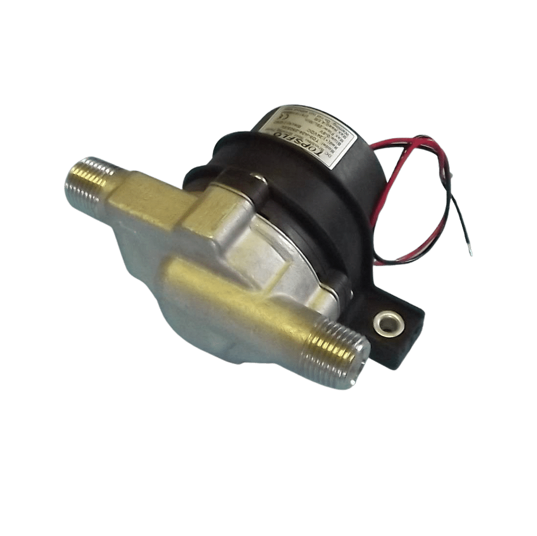 Pumpe, 25 liter pr. minut, 24VDC, 110 grader, syrefast stål Pumpe, 25 liter pr. minut, 24VDC, 110 grader, syrefast stål