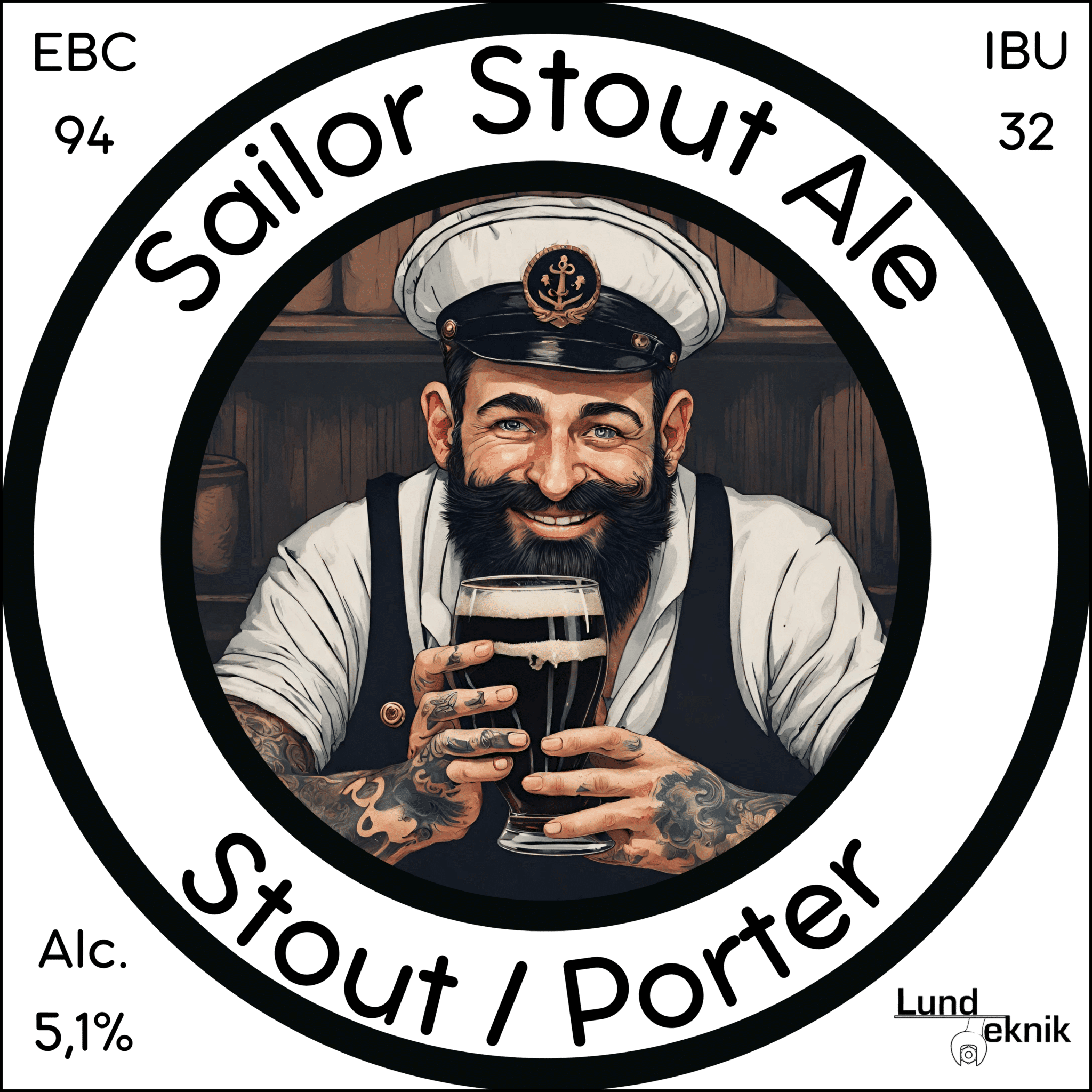 Nimbus Sailor Stout, Blackbird Nimbus Sailor Stout, Blackbird