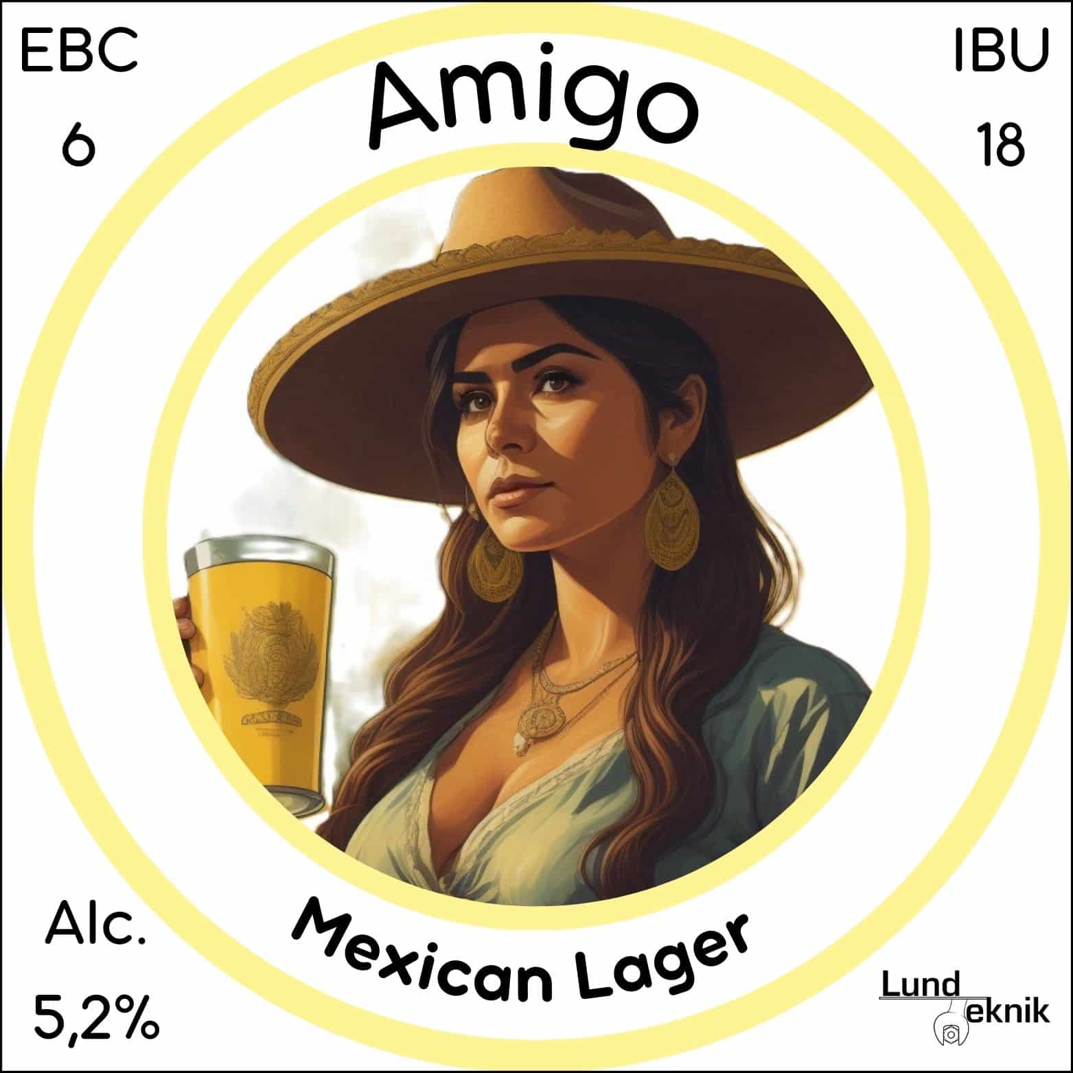 Amigo, Mexican Lager Amigo, Mexican Lager