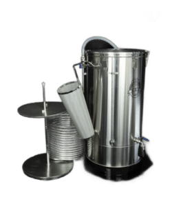 Guten 70 liters komplet brygsystem og 2 Fermentasaurus – Snub Nose – 35 liter + 2 isoleringskapper