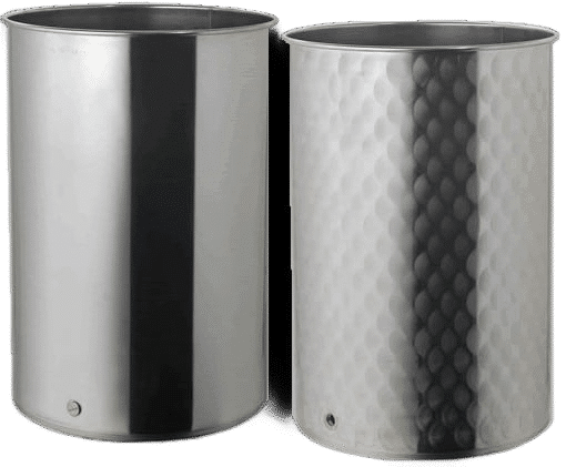 Rustfri ståltank, 35l, løst låg, 1/2″ udtag, Ø:370 H:345 Rustfri ståltank, 35l, løst låg, 1/2″ udtag, Ø:370 H:345