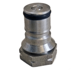 Valve, CO2, 19/32″, used, with new outer gasket