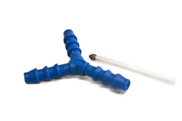 Slangesamler, Y, 6mm, plast