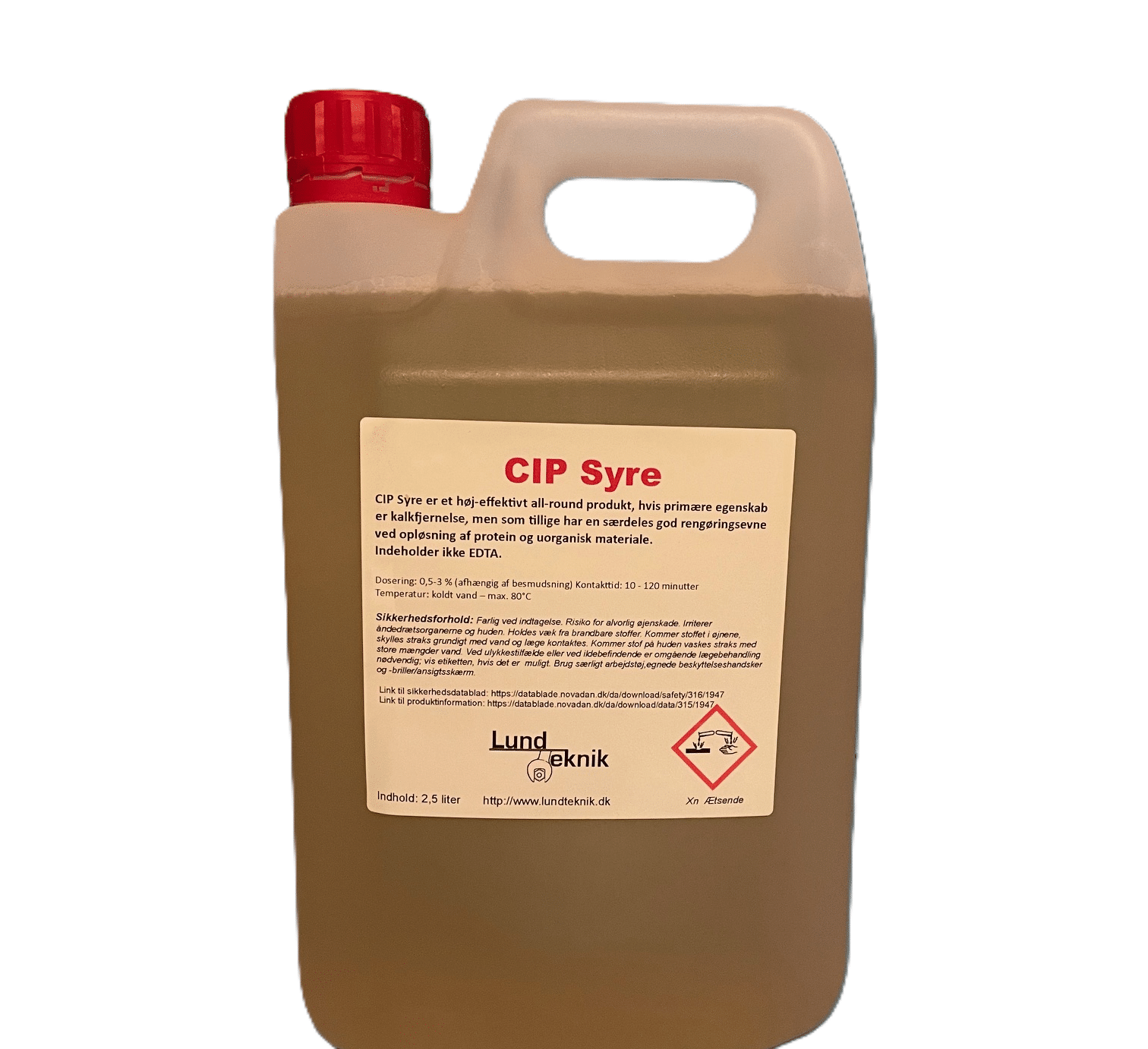 Cip Acid, 2.5 litres