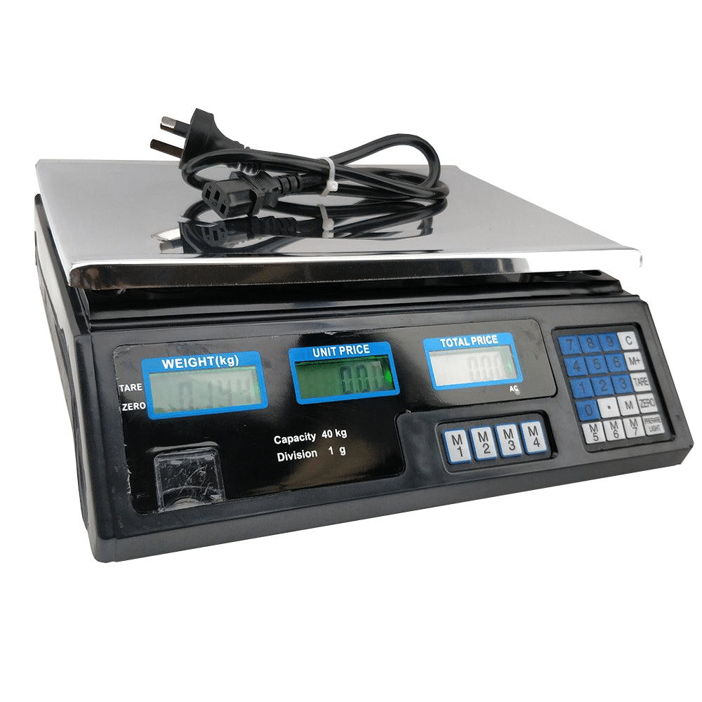 40 kg Digital Brewing Scale – Rechargeable, 1g Precision