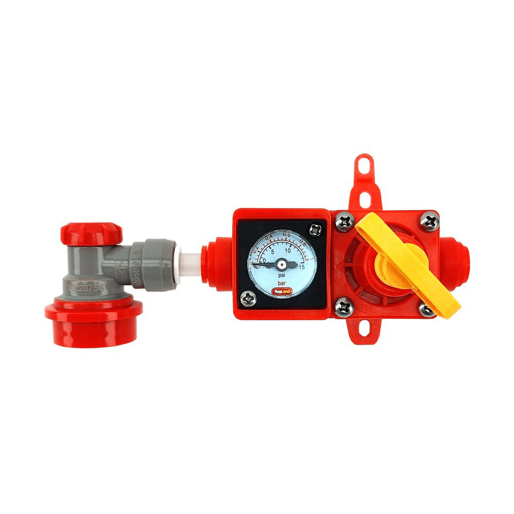 Pressure gauge with diaphragm vent, 0 – 1 bar (Spunding valve)
